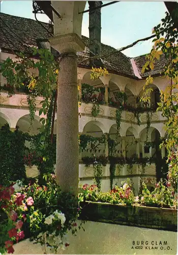 Ansichtskarte Clam (Gemeinde Klam) Burg Burgmuseum 1990