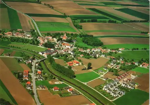 Ansichtskarte Kapelln Luftaufnahme, Luftbild 1990