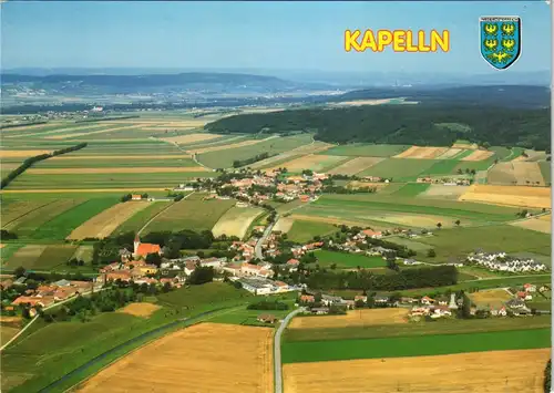 Ansichtskarte Kapelln Luftaufnahme Gesamtansicht vom Flugzeug aus 1975