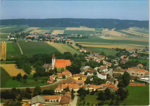 Ansichtskarte Kapelln Luftaufnahme, Marktgemeinde a.d. Perschling 1980