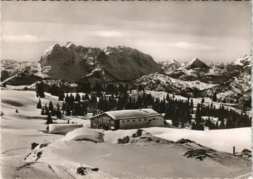 Ansichtskarte Reit im Winkl ALPENGASTHOF EGGENALM 1964