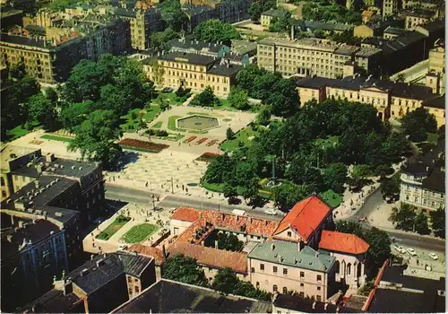 Postcard Lublin Lublin Plac Litewski - widok z lotu ptaka 1969