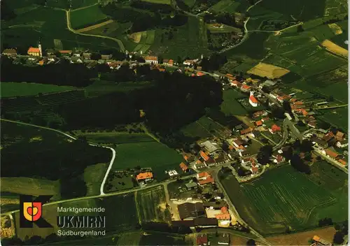 Ansichtskarte Kukmirn Obstbau-Gemeinde vom Flugzeug aus 1997