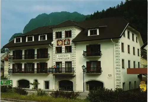 Oberdrauburg Gasthof Restaurant Pontiller Fam. Hans Niedermüller 1975
