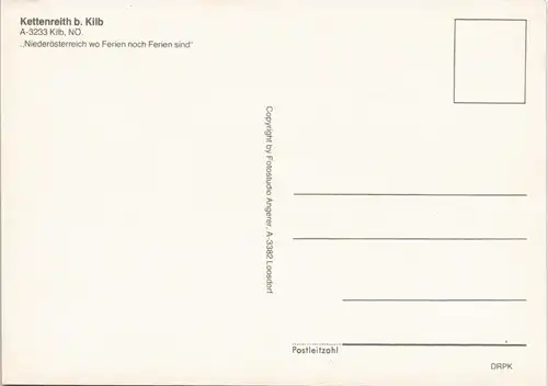 Ansichtskarte Kilb-Kettenreith Mehrbild-AK mit 4 Ortsansichten 1975