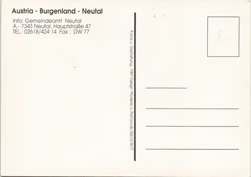 Ansichtskarte Neutal Mehrbild-AK Panorana, Freibad, Strasse, Wappen 1980