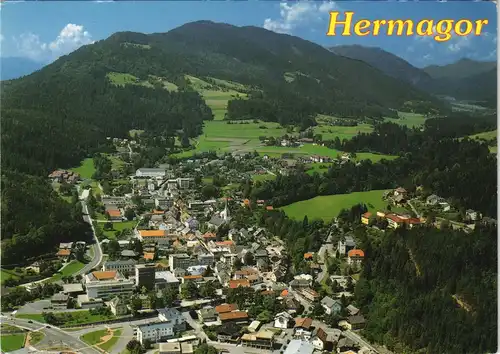 Ansichtskarte Hermagor Luftaufnahme 1980