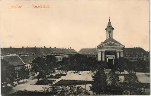 Postcard Josefstadt-Jermer Josefov Jaroměř Marktplatz 1913