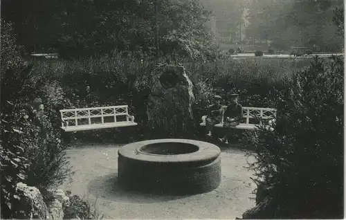 Ansichtskarte Bad Elster Kinder am Goethe Brunnen 1913