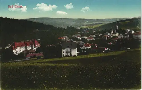 Ansichtskarte Bad Elster Totalansicht 1913