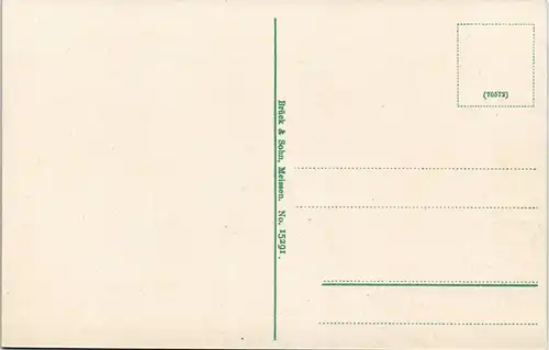 Postcard Marienbad Mariánské Lázně Straßenblick 1913