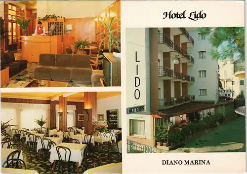 Cartoline Diano Marina HOTEL LIDO Via G. Martino, 44 1970