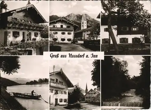 Ansichtskarte Nußdorf am Inn Bauernhäuser - MB 1963