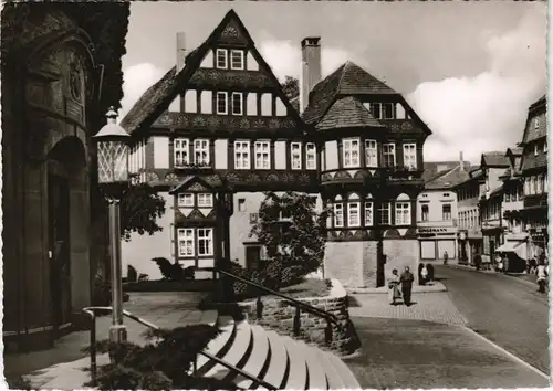 Ansichtskarte Höxter (Weser) Straßenpartie - Blick auf die Dechanel 1962