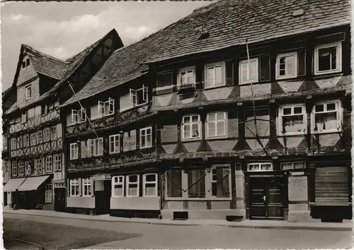 Ansichtskarte Höxter (Weser) Westfälische Traufenhäuser 1963