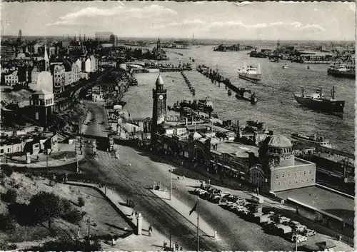 Ansichtskarte Hamburg Hafen 1956