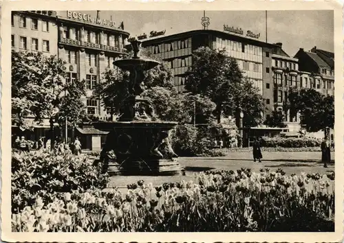 Ansichtskarte Düsseldorf Corneliusplatz 1958