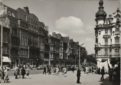 Postcard Bromberg Bydgoszcz Aleja 1 Maja 1965