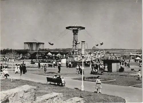 Königshütte (Oberschlesien) Chorzów Wesołe Miasteczko  Rummel Fahrgeschäft 1963