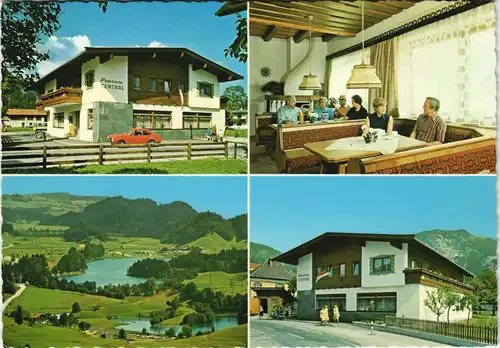 Ansichtskarte Kramsach PENSION CENTRAL Familie Freudenschub Mehrbild-AK 1970