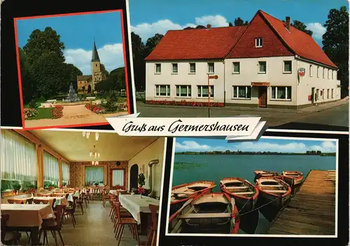 Ansichtskarte Germershausen Lk Göttingen Gasthaus Stadt Hannover MB 1977