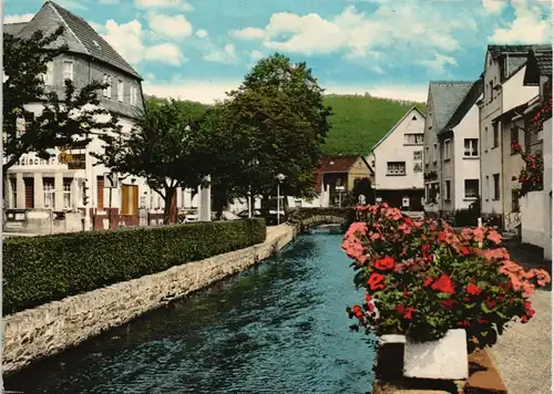 Ansichtskarte Oberbieber-Neuwied (Rhein) Weg am Flußlauf 1976