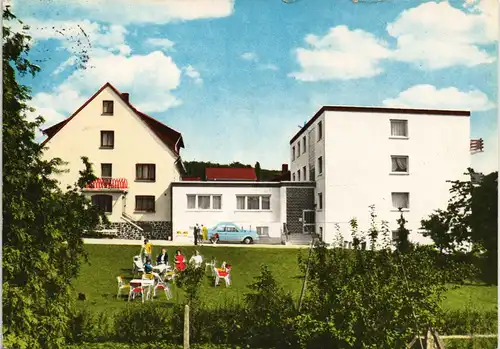 Ansichtskarte Fussingen-Waldbrunn (Westerwald) Privatpension Westerwald 1980