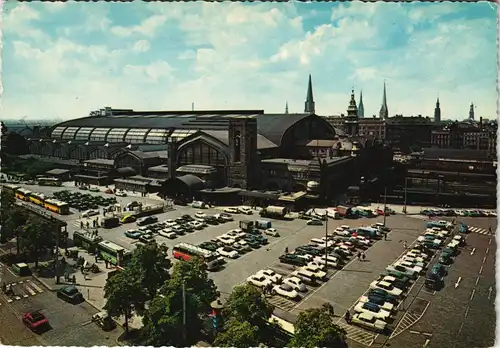 Ansichtskarte Hamburg Hauptbahnhof 1965
