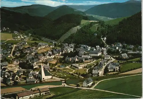 Ansichtskarte Willingen (Upland) Luftbild 1970
