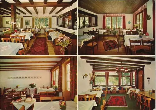 Sasbachwalden Gasthaus Weinstuben Zum Alde Gott Innenansichten 1974