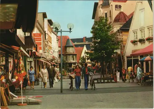 Ansichtskarte Delmenhorst Demost Fußgängerzone - Lange Straße 1970