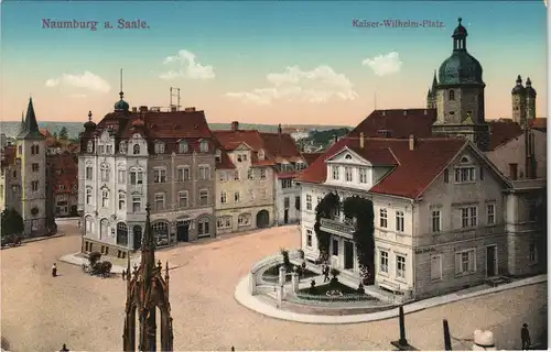 Ansichtskarte Naumburg (Saale) Kaiser Wilhelm Platz 1913