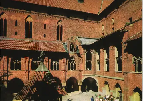 Marienburg Malbork Zamek pokrzyżacki (XIII-XIV w.), Schloss Gebäude 1971