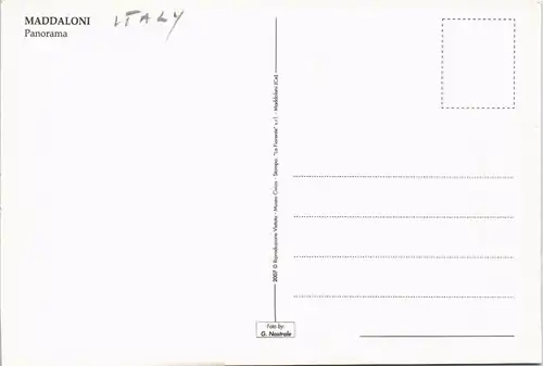 Cartoline Maddaloni Panorama Luftaufnahme 2007