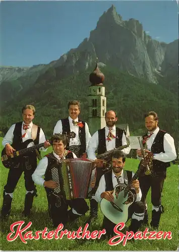 Kastelruth Castelrotto Ciastel Kastelruther Spatzen Musik Sammelkarte 1990