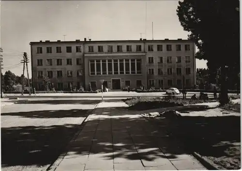 Postcard Brzeziny BRZEZINY Siedziba Komitetu Powiatowego Polskiej 1970