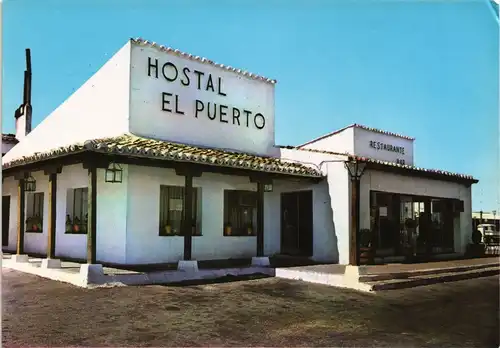 Spanien (Allgemein & Unsortiert) HOSTAL EL PUERTO Puerto Lápice - La Mancha 1970