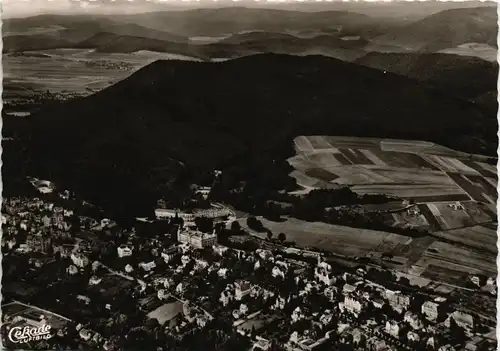 Ansichtskarte Bad Wildungen Luftbild Fürstenhof 1958