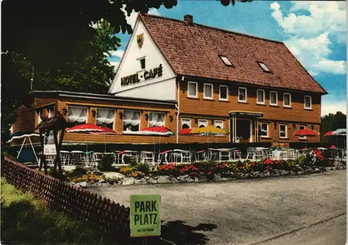 Hahnenklee-Goslar HOTEL PENSION CAFE SONNENSCHEIN Außenansicht 1965