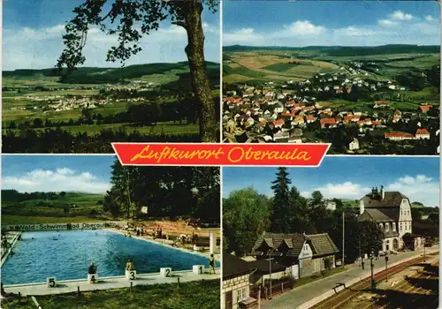Ansichtskarte Oberaula Mehrbild-AK mit 4 Ortsansichten 1971