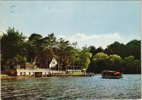 Ansichtskarte Eutin Kellersee - Cafe Fissauer Fährhaus 1971