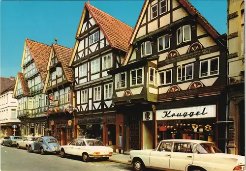 Celle Zöllnerstraße, Geschäft Kruggel, Autos ua. VW Käfer 1970