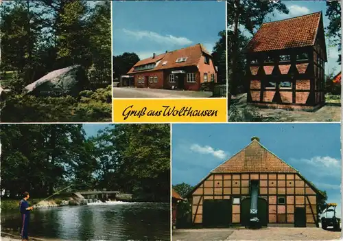 Ansichtskarte Wolthausen-Winsen (Aller) Mehrbild-AK mit Ortsansichten 1980