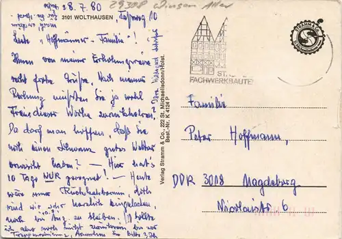 Ansichtskarte Wolthausen-Winsen (Aller) Mehrbild-AK mit Ortsansichten 1980
