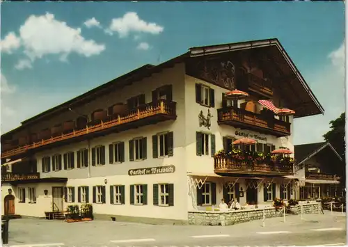 Ansichtskarte Weissach (Tegernsee) Hotel-Gasthof Zur Weissach 1970