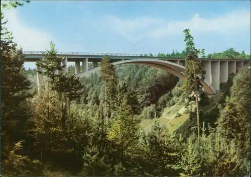 Hermsdorf (Thüringen) Brücke Teufelstal/Teufelstalbrücke 1968/1969