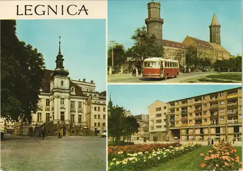 Liegnitz Legnica Ratusz obecnie Miejski Dom Kultury Zamek, Mehrbild-AKieku. 1970