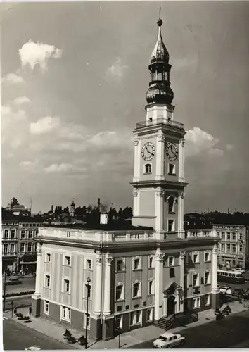 Postcard Lissa Leszno Barokowy ratusz, Rathaus 1977