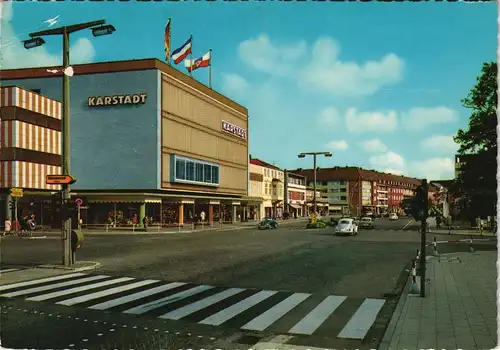 Ansichtskarte Neumünster Kuhberg - VW Käfer - Karstadt 1970