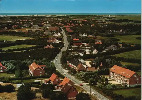 Ansichtskarte St. Peter-Ording Luftbild 1972